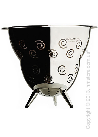 Фруктовница Bugatti Ricciolo Pasta Colander, Хром
