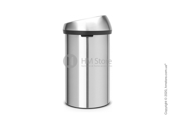 Ведро для мусора Brabantia Touch Bin New 60 л, Matt Steel Fingerprint Proof