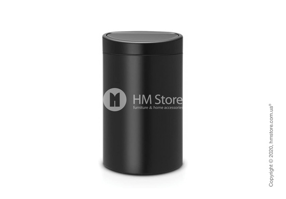Ведро для мусора Brabantia Touch Bin New 40 л, Matt Black