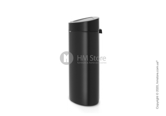 Ведро для мусора Brabantia Touch Bin New 40 л, Matt Black