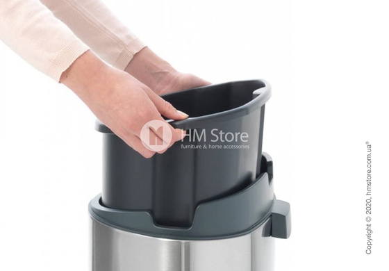 Ведро для мусора Brabantia Touch Bin New 40 л, Matt Black