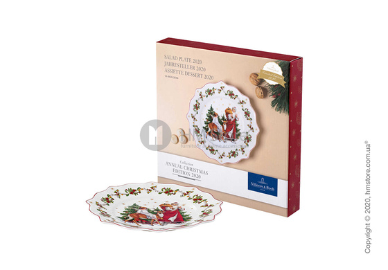Тарелка десертная мелкая Villeroy & Boch коллекция Annual Christmas Edition 2020, 24 см