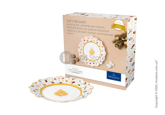 Тарелка десертная мелкая Villeroy & Boch коллекция Toy's Delight Anniversary Edition, 24 см