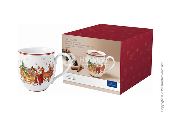Чашка Villeroy & Boch коллекция Toy's Delight Santa with Sleigh, 340 мл