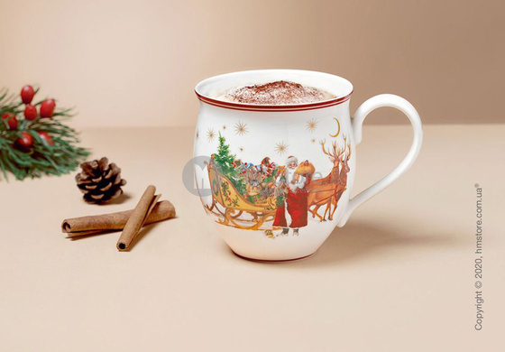 Чашка Villeroy & Boch коллекция Toy's Delight Santa with Sleigh, 340 мл Чашка Villeroy & Boch коллекция Toy's Delight Santa with Sleigh, 340 мл