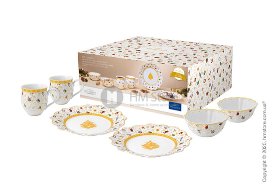Набор посуды Villeroy & Boch коллекция Toy's Delight Anniversary Edition на 2 персоны, 6 предметов