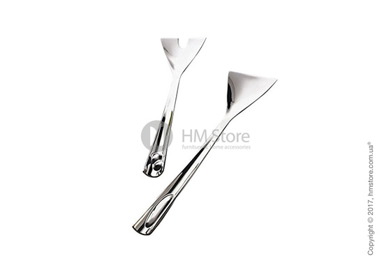 Ложки для салата Bugatti Acqua, Хром