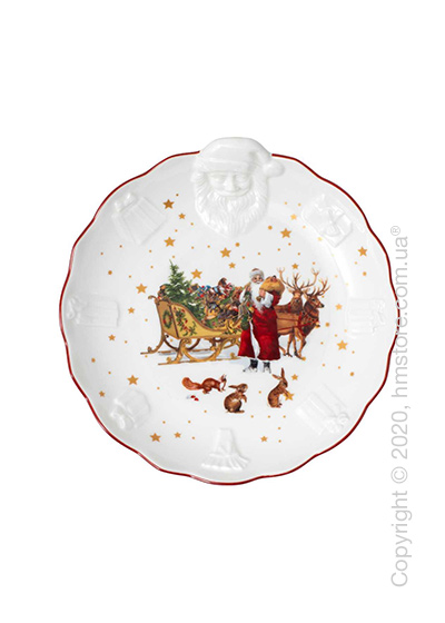 Блюдо для подачи Villeroy & Boch коллекция Toy's Fantasy Santa-Relief Nostalgie, 24 см