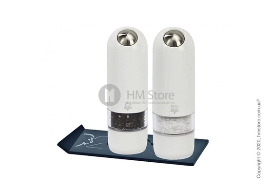 Набор электрических мельниц для перца и соли Peugeot Alaska 17 см, 2 предмета, White