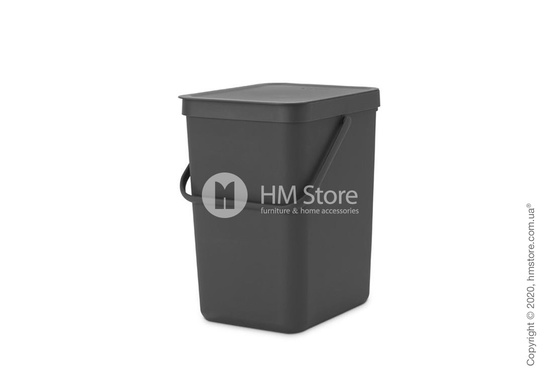 Контейнер для мусора Brabantia Sort & Go, 25 л, Grey
