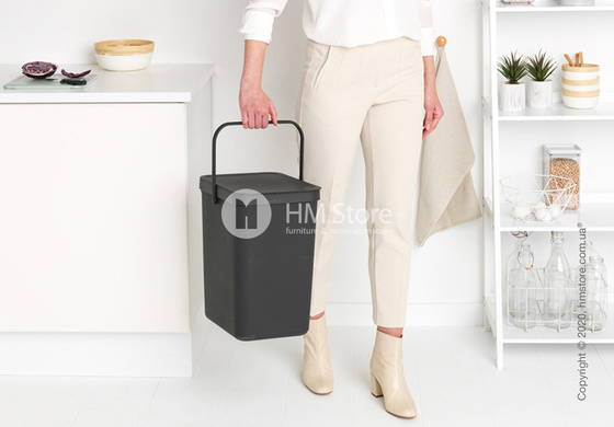 Контейнер для мусора Brabantia Sort & Go, 25 л, Grey