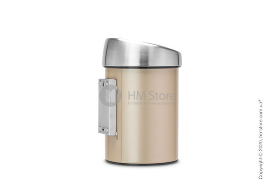Ведро для мусора Brabantia Touch Bin 3 л, Champagne