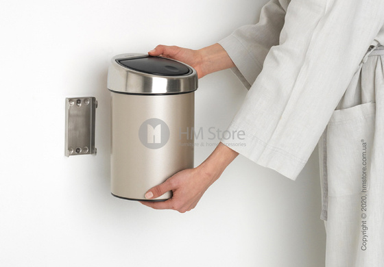 Ведро для мусора Brabantia Touch Bin 3 л, Champagne