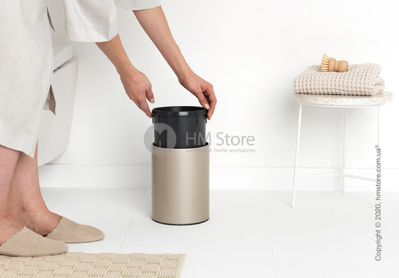 Ведро для мусора Brabantia Touch Bin 3 л, Champagne