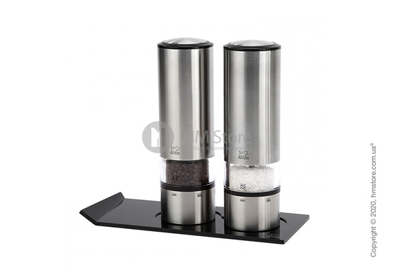 Набор электрических мельниц для перца и соли Peugeot Elis Sense U-Select 20 см, 2 предмета, Stainless steel