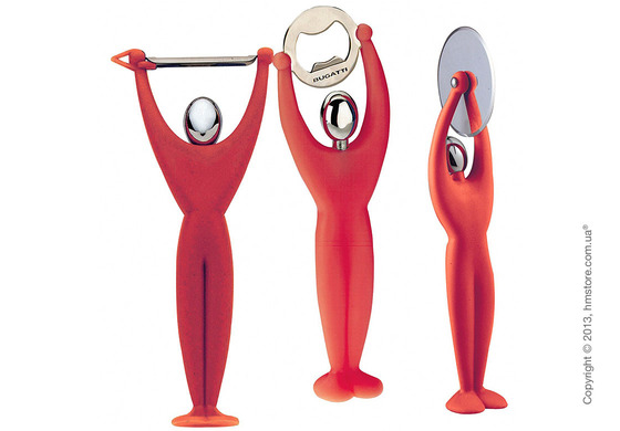 Набор кухонного инвентаря Bugatti Gym, Красный