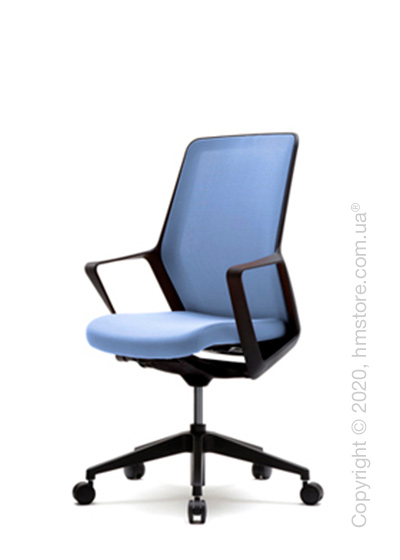Кресло офисное на колесиках Enran Flo High, Black and Blue
