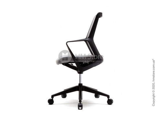 Кресло офисное на колесиках Enran Flo High, Black and Grey