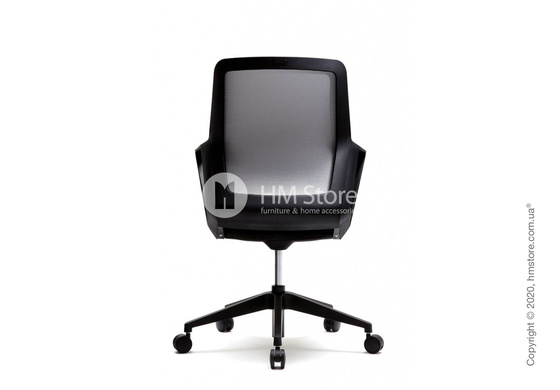 Кресло офисное на колесиках Enran Flo High, Black and Grey