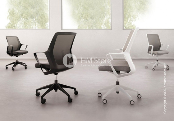 Кресло офисное на колесиках Enran Flo High, Black