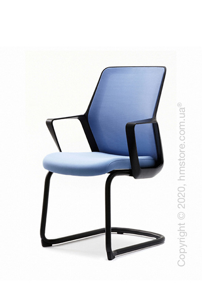 Кресло посетительское Enran Flo, Black and Blue