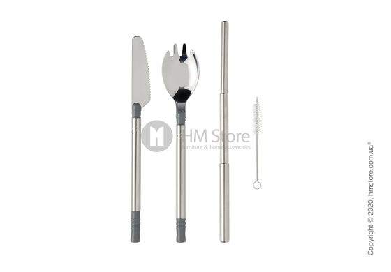 Набор столовых приборов карманный XD Design, Grey