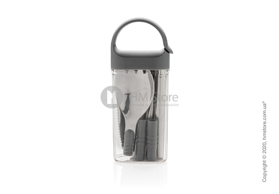 Набор столовых приборов карманный XD Design, Grey