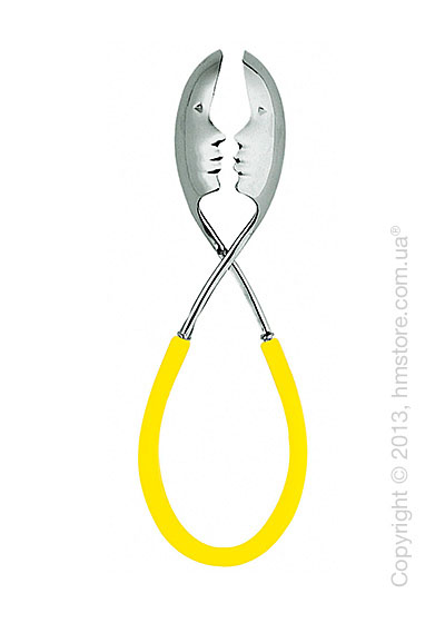 Щипцы для салата Bugatti Molla Kiss, Желтые