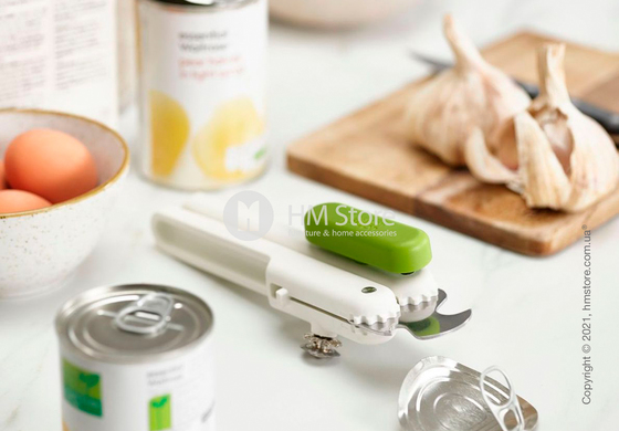 Нож консервный 3 в 1 Joseph Joseph Pivot, White and Green