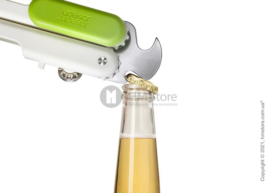 Нож консервный 3 в 1 Joseph Joseph Pivot, White and Green