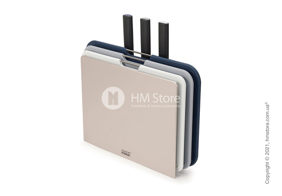 Набор разделочных досок на подставке с ножами Joseph Joseph Nest Boards, Silver