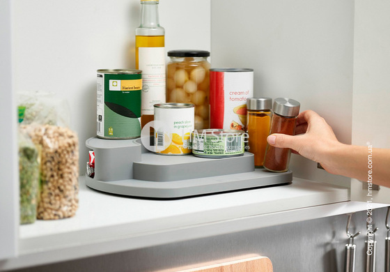 Органайзер кухонный многоуровневый с отсеком для хранения Joseph Joseph CupboardStore, Grey