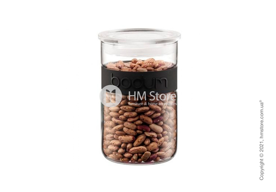 Набор емкостей для хранения сыпучих продуктов Bodum Presso 0,6 л, Black