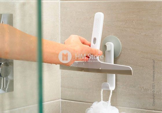 Щетка с крючком для уборки ванной комнаты Joseph Joseph EasyStore, Grey Щетка с крючком для уборки ванной комнаты Joseph Joseph EasyStore, Grey