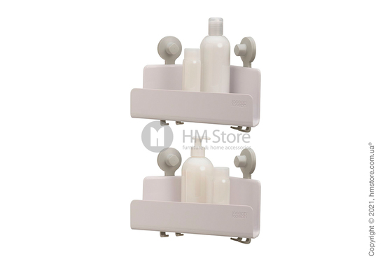 Полка угловая для ванной комнаты Joseph Joseph EasyStore 2 шт, White Полка угловая для ванной комнаты Joseph Joseph EasyStore 2 шт, White