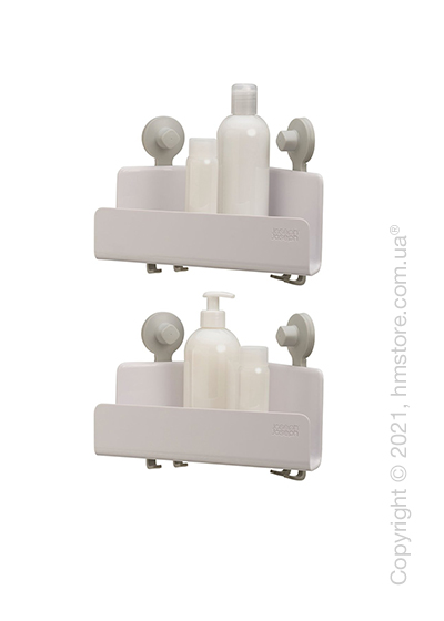 Полка угловая для ванной комнаты Joseph Joseph EasyStore 2 шт, White