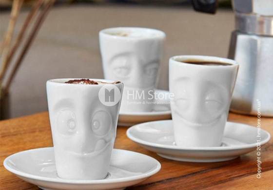 Чашка с блюдцем для Espresso Tassen Puzzled, 80 мл Чашка с блюдцем для Espresso Tassen Puzzled, 80 мл