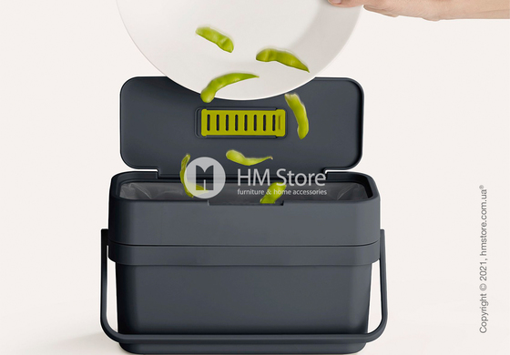 Контейнер компактный для пищевых отходов Joseph Joseph Compo 4 л, Graphite