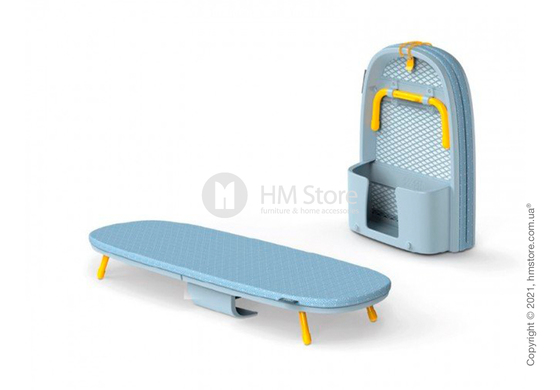 Гладильная доска раскладная с отсеком для хранения утюга Joseph Joseph Pocket, Grey and Yellow