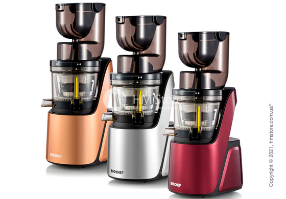 Соковыжималка BioChef Quantum Whole Slow Juicer, Burgundy