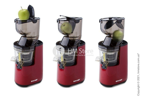 Соковыжималка BioChef Atlas Whole Slow Juicer, Red