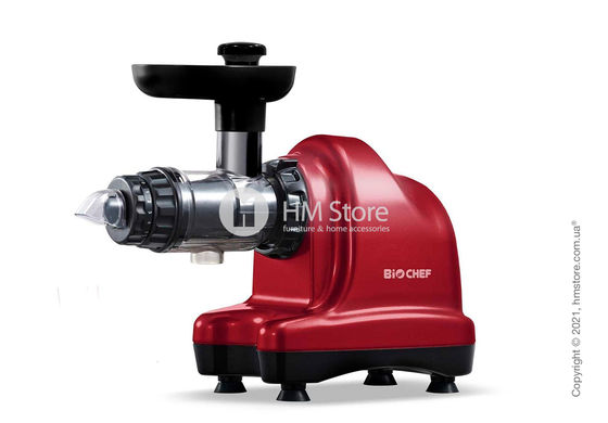 Соковыжималка BioChef Axis Cold Press Juicer, Red