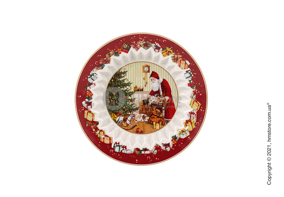 Блюдо для подачи глубокое Villeroy & Boch коллекция Toy's Fantasy Santa brings gifts, 25 см