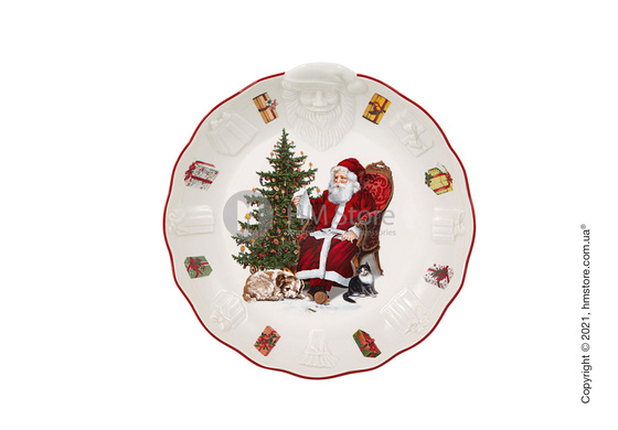 Блюдо для подачи Villeroy & Boch коллекция Toy's Fantasy Santa Relief, 24 см Блюдо для подачи Villeroy & Boch коллекция Toy's Fantasy Santa Relief, 24 см
