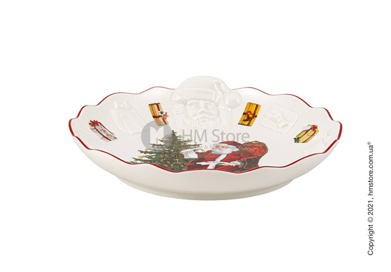 Блюдо для подачи Villeroy & Boch коллекция Toy's Fantasy Santa Relief, 24 см