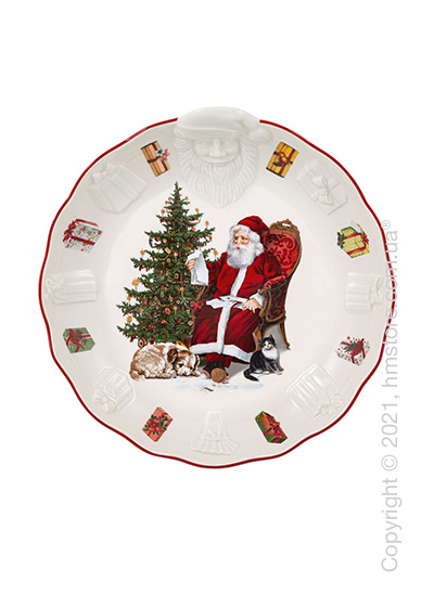 Блюдо для подачи Villeroy & Boch коллекция Toy's Fantasy Santa Relief, 24 см