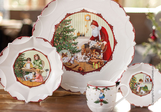 Блюдо для подачи глубокое Villeroy & Boch коллекция Toy's Fantasy Children with wishlists, 24,5 см