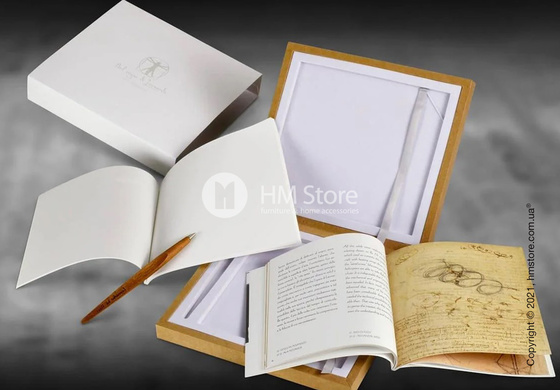 Ручка и блокнот Pininfarina коллекция Forever Set Leonardo Piuma, Pear Wood