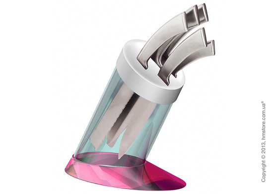 Набор ножей на подставке Bugatti Glamour Knife Bloc, Сиреневая