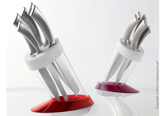 Набор ножей на подставке Bugatti Glamour Knife Bloc, Сиреневая